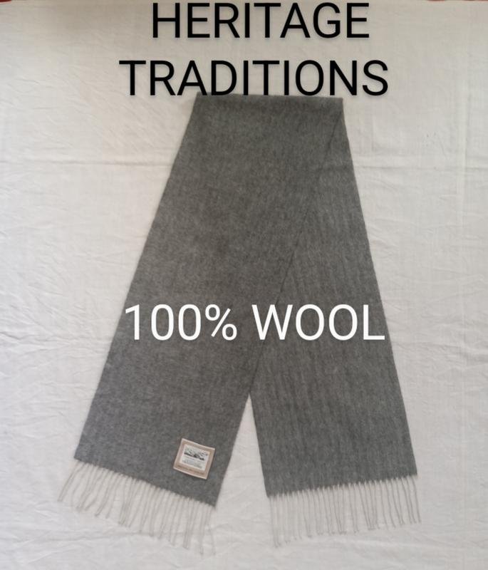 Scarf Heritage Traditions Grey Wool