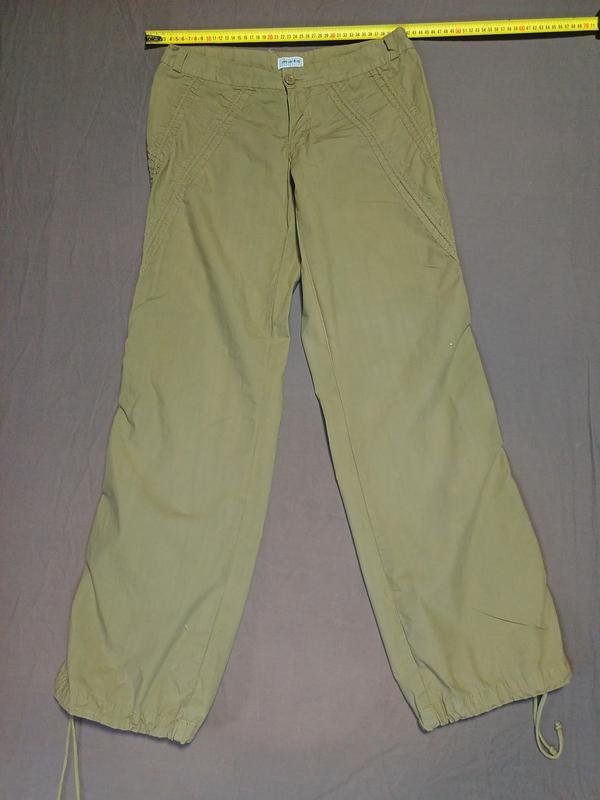 Женские Vintage Moto Штаны Хаки Хлопок 38