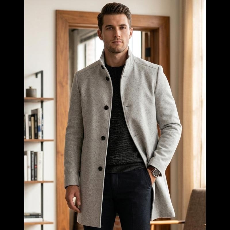 Homme JOOP! Manteau Gris Laine L
