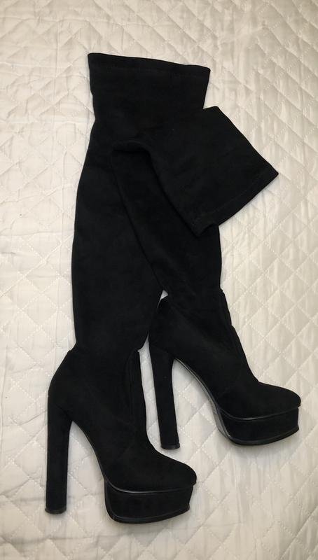 Femme Casadei Cuissardes Noires Synthétique 36