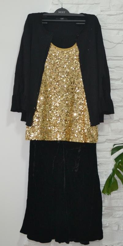 Женская Club Monaco Юбка Чёрный Бархат 38 / M / 46