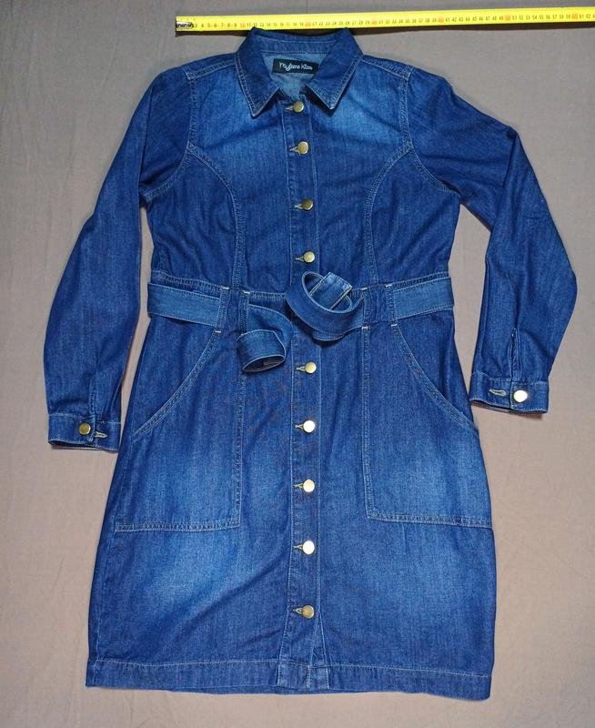 Женское Myleene Klass Платье Тёмно-синий Джинс 34