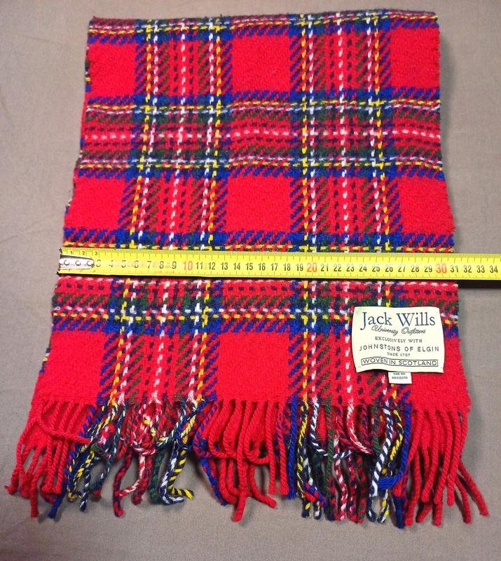 Unisex Jack Wills Scarf Red Wool