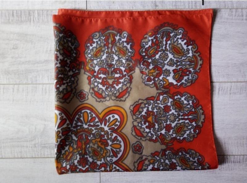 Женский Etro Платок Красный Искусственный шелк