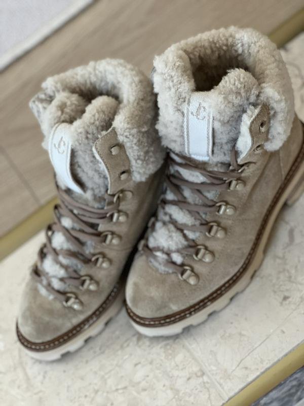 Женские Jimmy Choo Сапоги Бежевый Замша 36.5