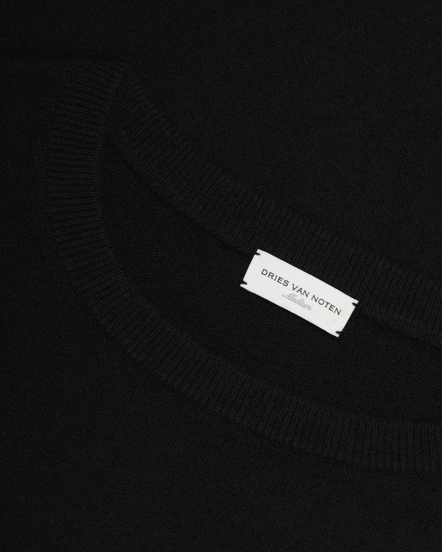 Herren Dries Van Noten Pullover Schwarz Kaschmir
