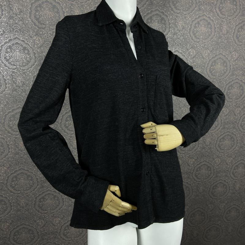 Damen Circolo 1901 Hemd Grau Baumwolle 36 / S / 44