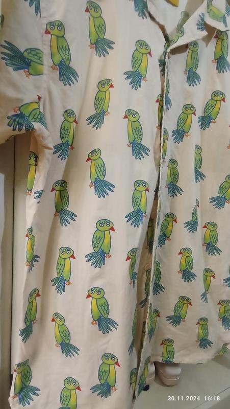 Женская Fred Рубашка Зелёный Хлопок 36 / S / 44