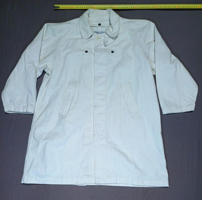 Мужской Avirex Плащ Белый Хлопок 38 / M / 46