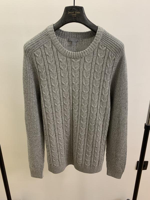 Men COS Sweater Silver 38 / M / 46