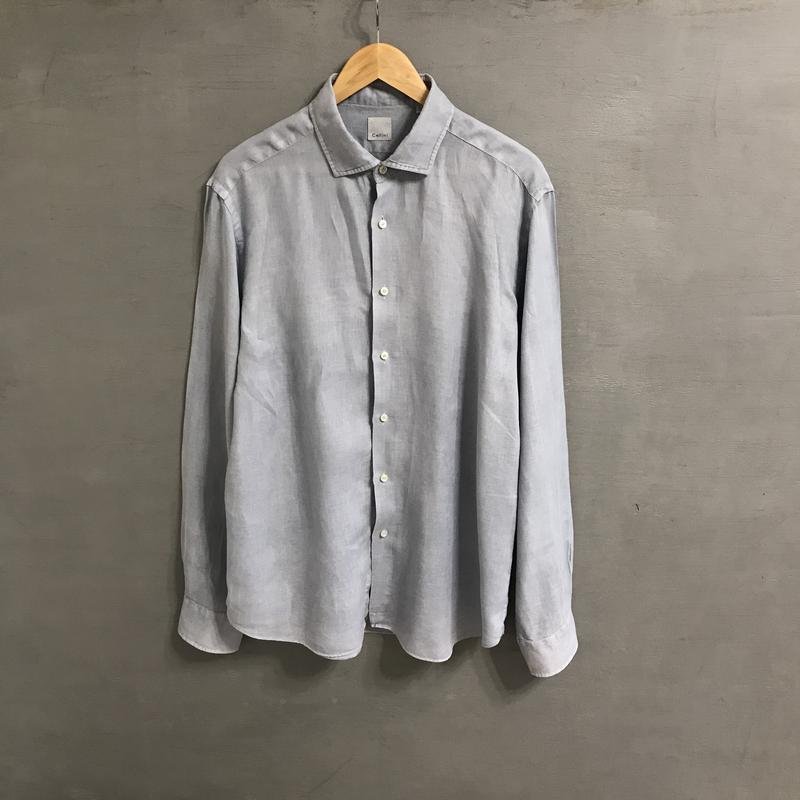 Мужской Cellini Сорочка Голубой Лен 42 / XL / 50