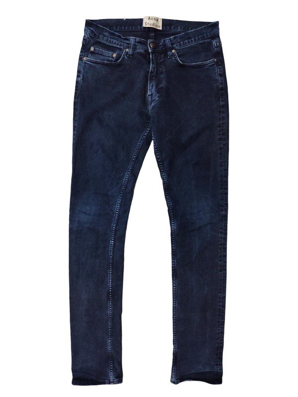 Uomo Acne Studios Jeans Blu Navy Denim 30 / S / 44