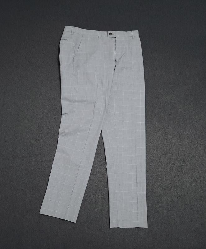 Men Corneliani Trousers Black Cotton 32 / M / 46