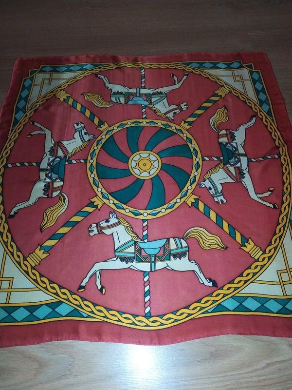 Schal American Vintage Rot Seide