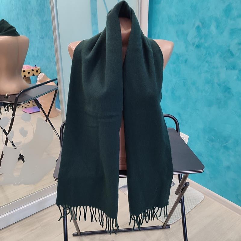 Women Ballin Scarf Green Wool