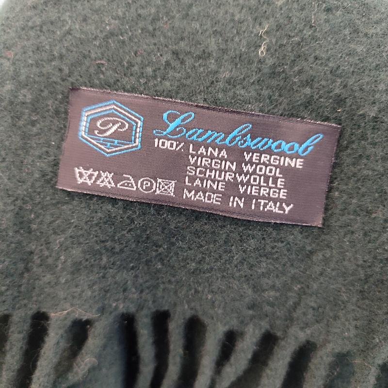 Women Ballin Scarf Green Wool