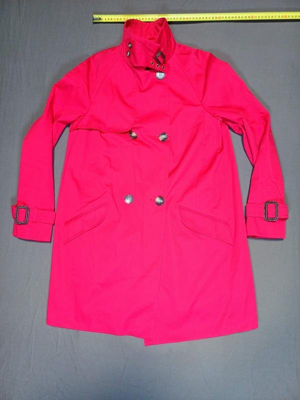 Women Next Trench Coat Red Polyester 38 / M / 46