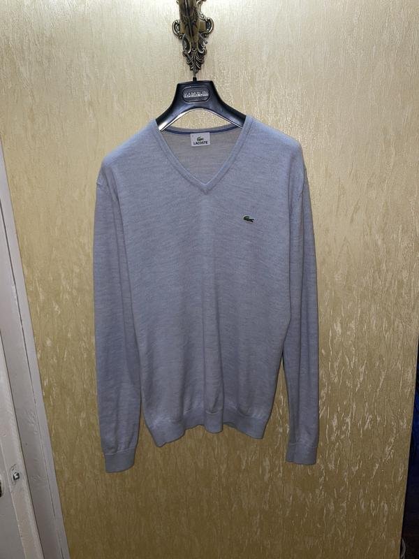 Herren Lacoste Pullover Grau 40 /L / 48