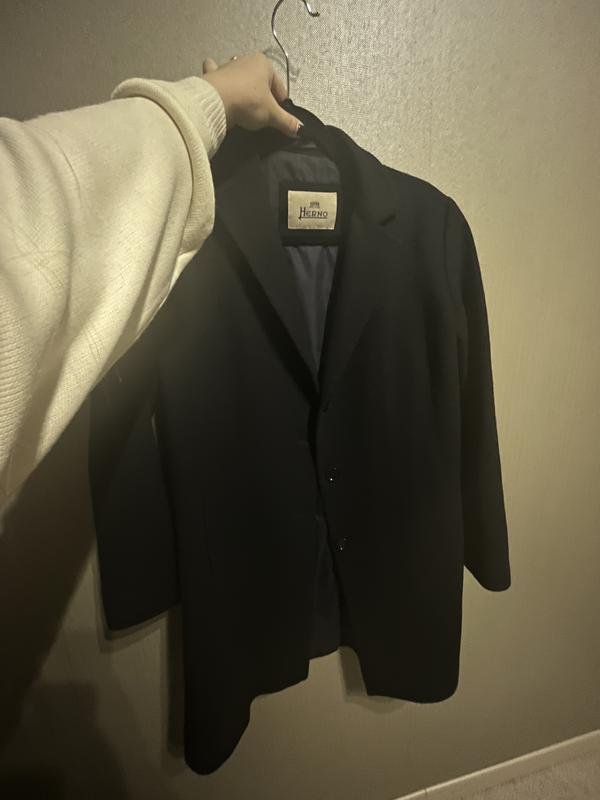 Женское Herno Пальто Чёрный Кашемир 36 / S / 44