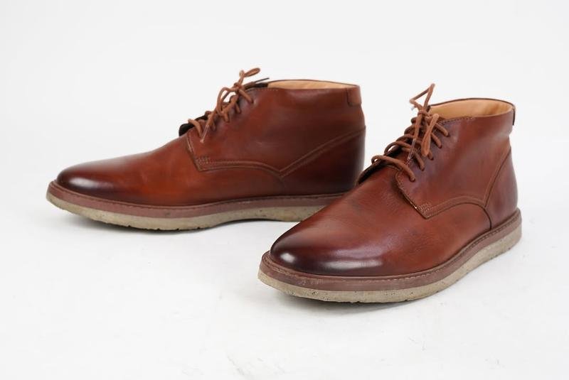 Uomo Clarks Stivali Marrone Pelle 46