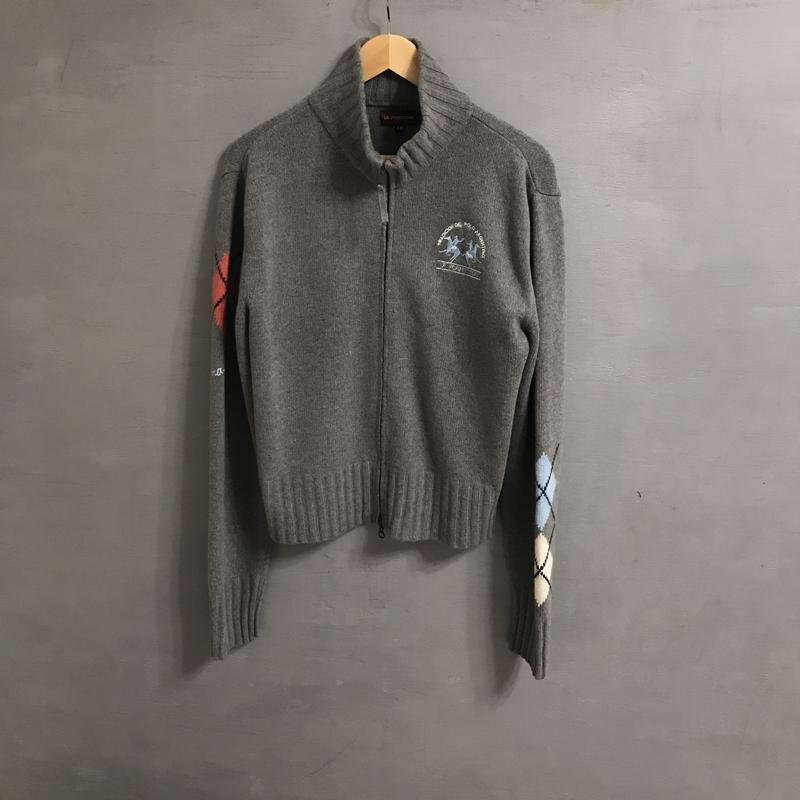 Женский La Martina Светр Серый Шерсть 44 / XXL /