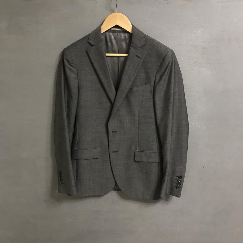 Uomo Paoloni Completo Grigio Lana 36 / S / 44