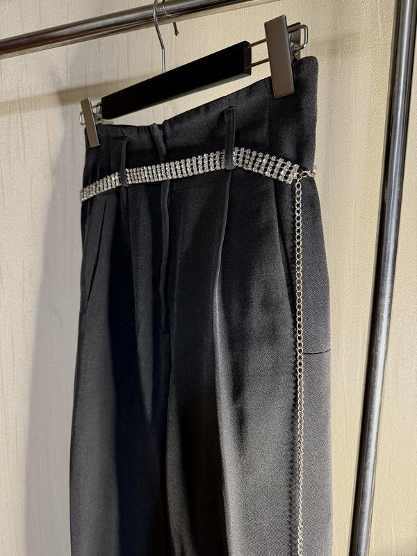 Femme Jil Sander Pantalon Gris Laine 36 / S / 44