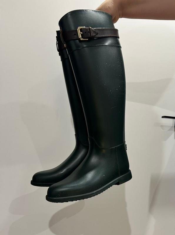 Femme Mulberry Bottes en Caoutchouc Vert 37
