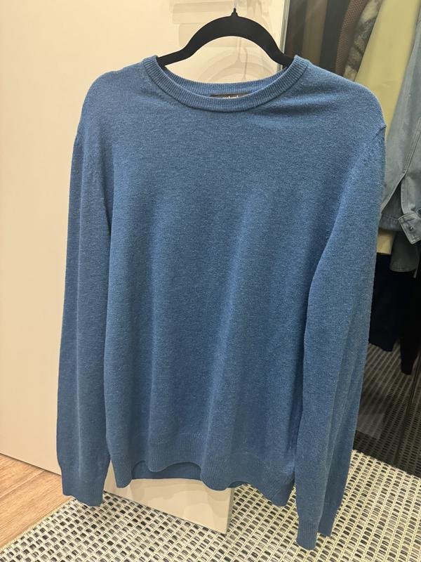Men Cacharel Sweater Navy Wool 40 /L / 48