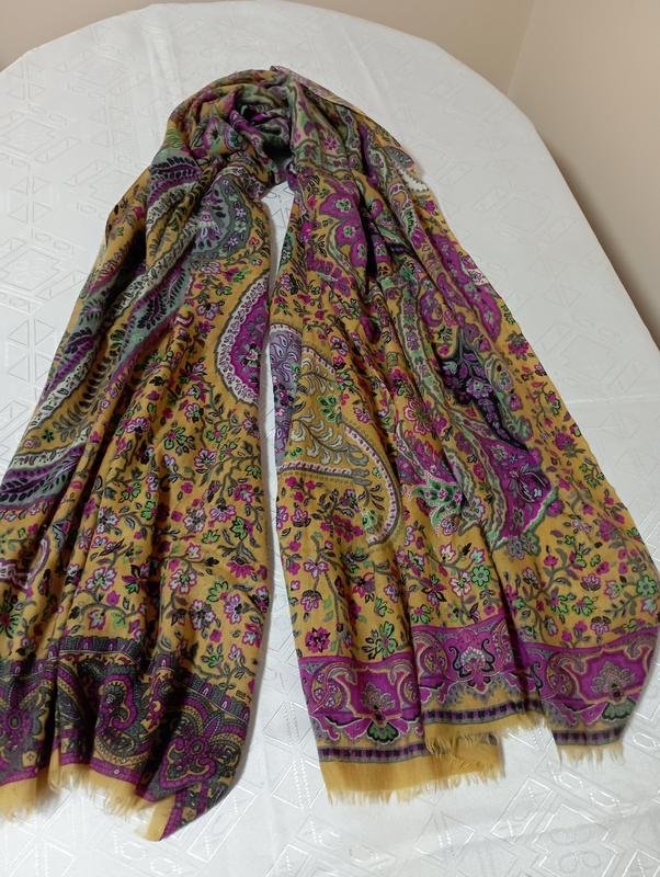 Женский Etro Шарф Фиолетовый Кашемир