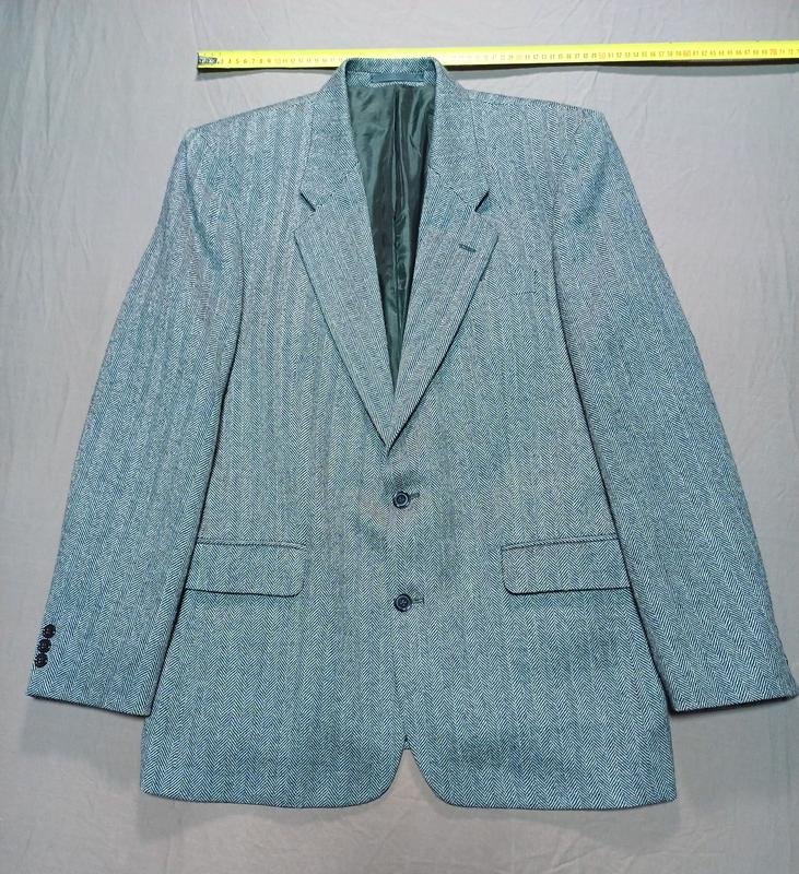 Homme DEBENHAMS Blazer Gris Laine 42 / XL / 50