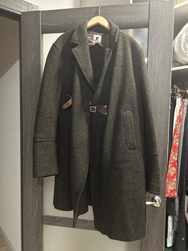 Herren Ballin Mantel Braun Wolle 38 / M / 46
