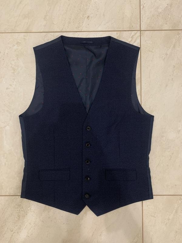 Men Burton Menswear London Vest Navy M