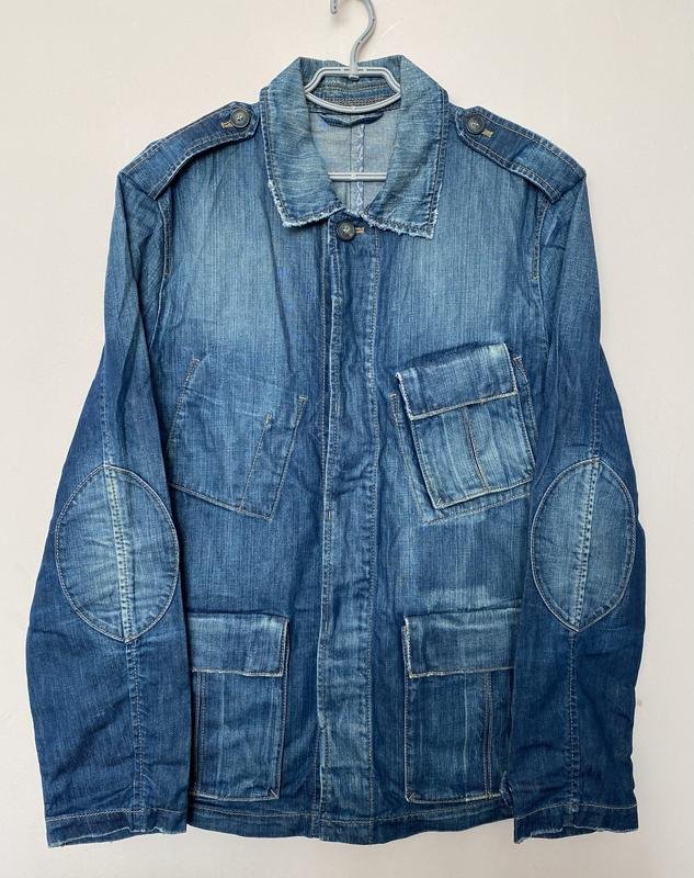 Мужской Baldessarini Куртка Тёмно-синий Джинс 38 /