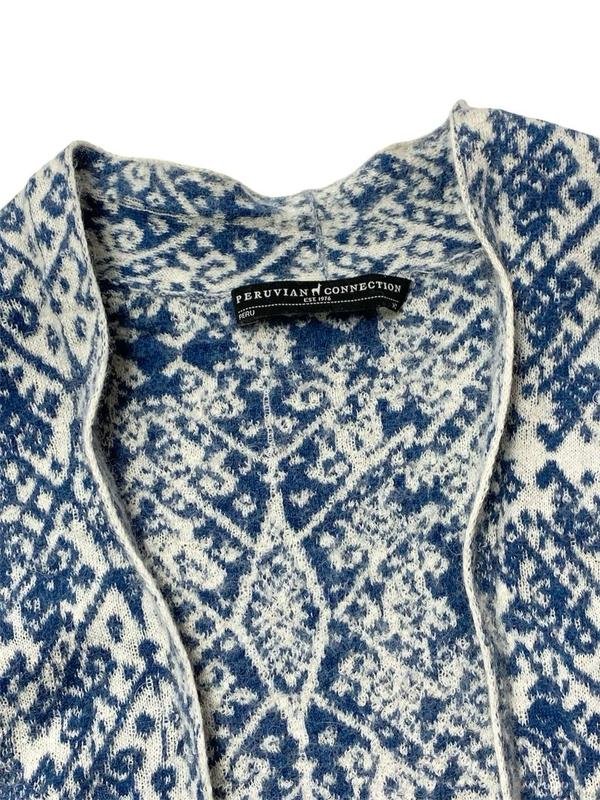 Women Peruvian Connection Sweater Navy Alpaca 40 /