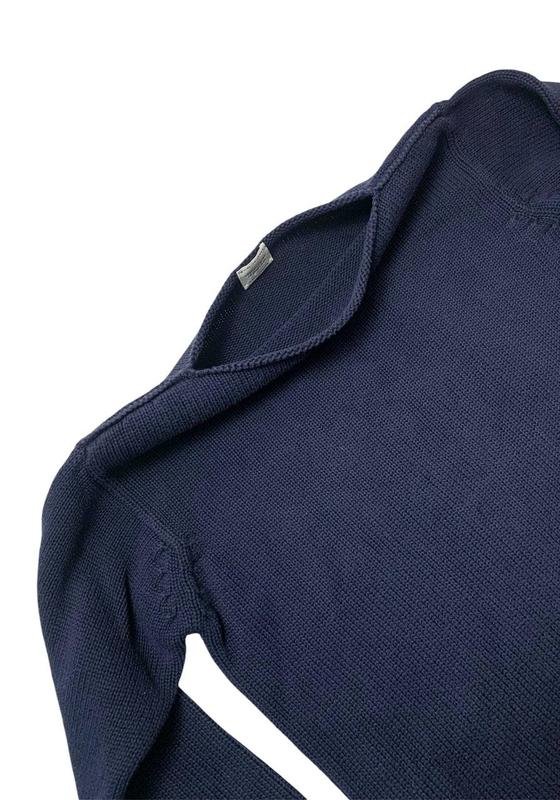Women Benetton Sweater Navy Cotton 38 / M / 46