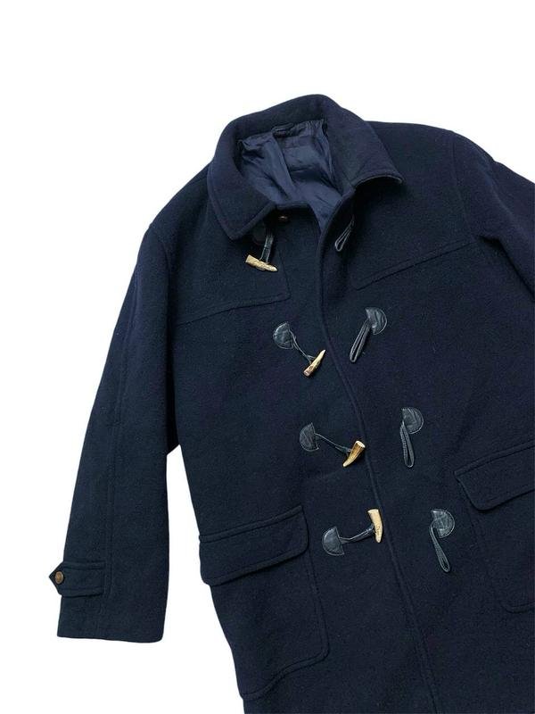 Мужской Cumini Пальто Тёмно-синий Шерсть 46 / 3XL