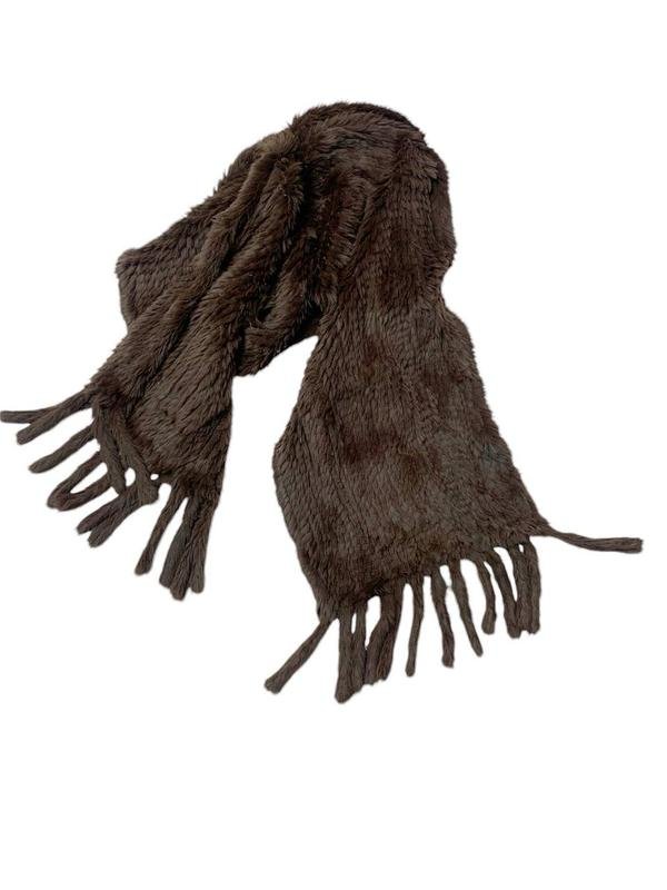 Sciarpa Marrone Pelliccia