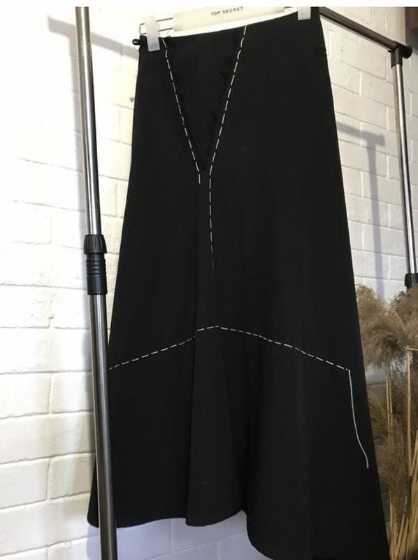 Женская Yohji Yamamoto Юбка Чёрная S