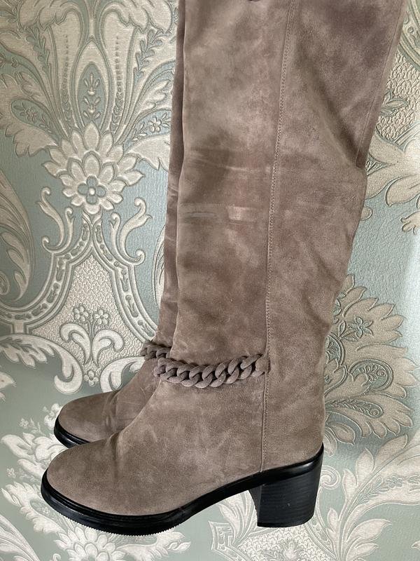 Damen Stefano Ricci Stiefel Beige Wildleder 37
