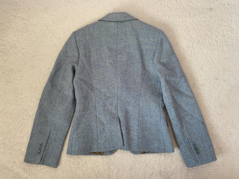 Женский Harris Tweed Пиджак Серый Шерсть 36 / S /
