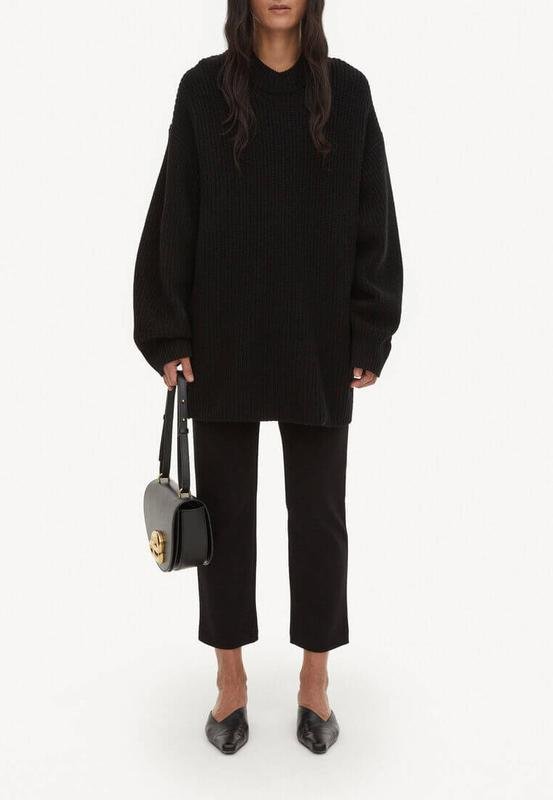 Homme By Malene Birger Pull Noir Laine L