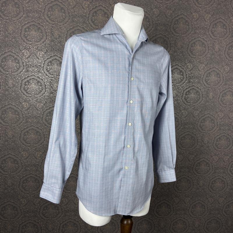Men Michael Kors Shirt Blue Cotton 36 / S / 44