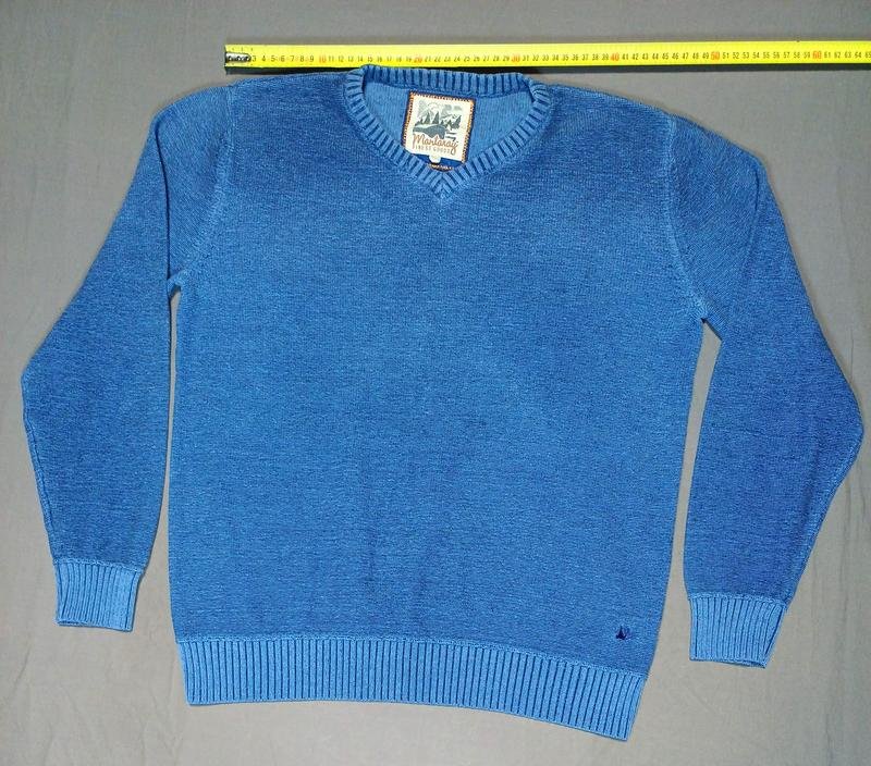 Men Mantaray Sweater Grey Cotton 38 / M / 46