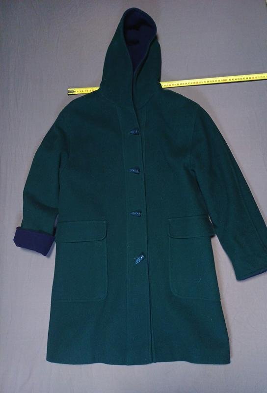 Femme The Edinburgh Manteau Vert Foncé Laine 36