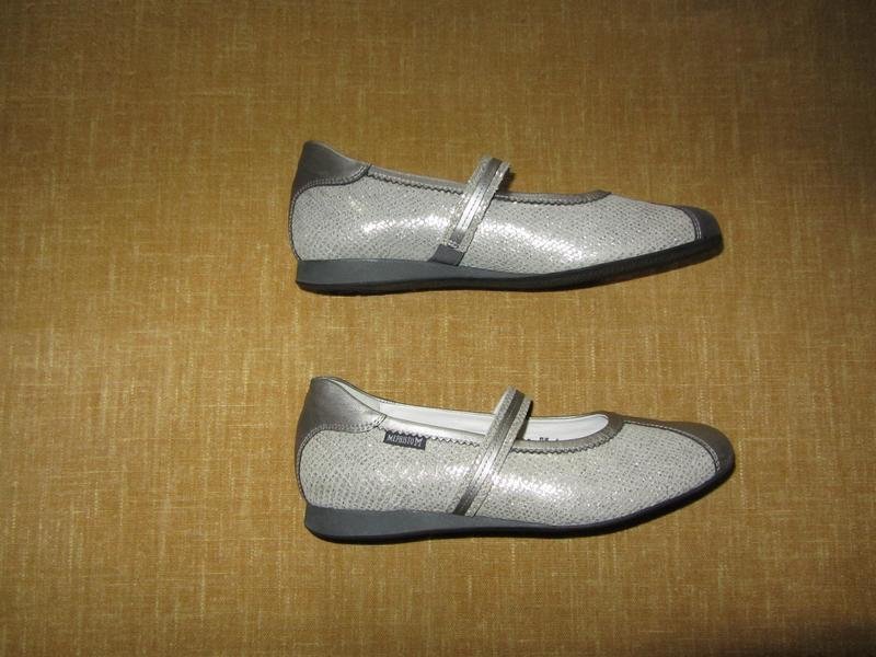 Женские Mephisto Мокасины Серый Кожа 39