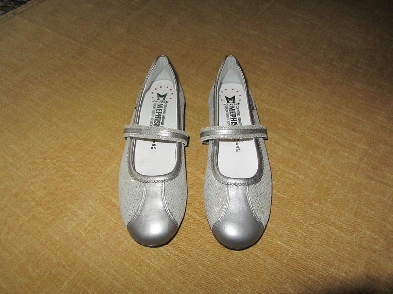 Женские Mephisto Мокасины Серый Кожа 39