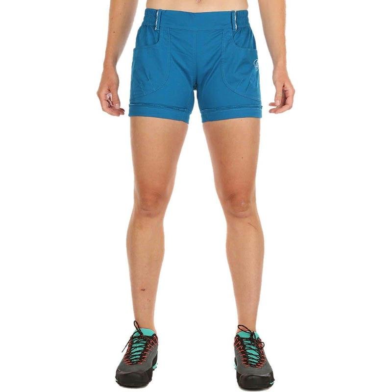 Women La Sportiva Shorts Navy Cotton 38 / M / 46
