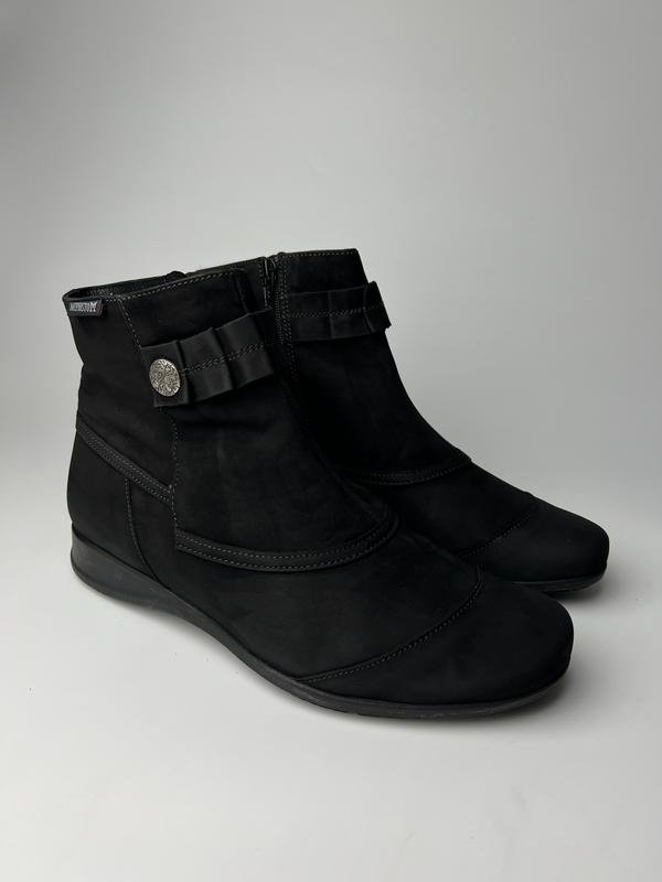 Женские Mephisto Ботинки Чёрный Нубук 37