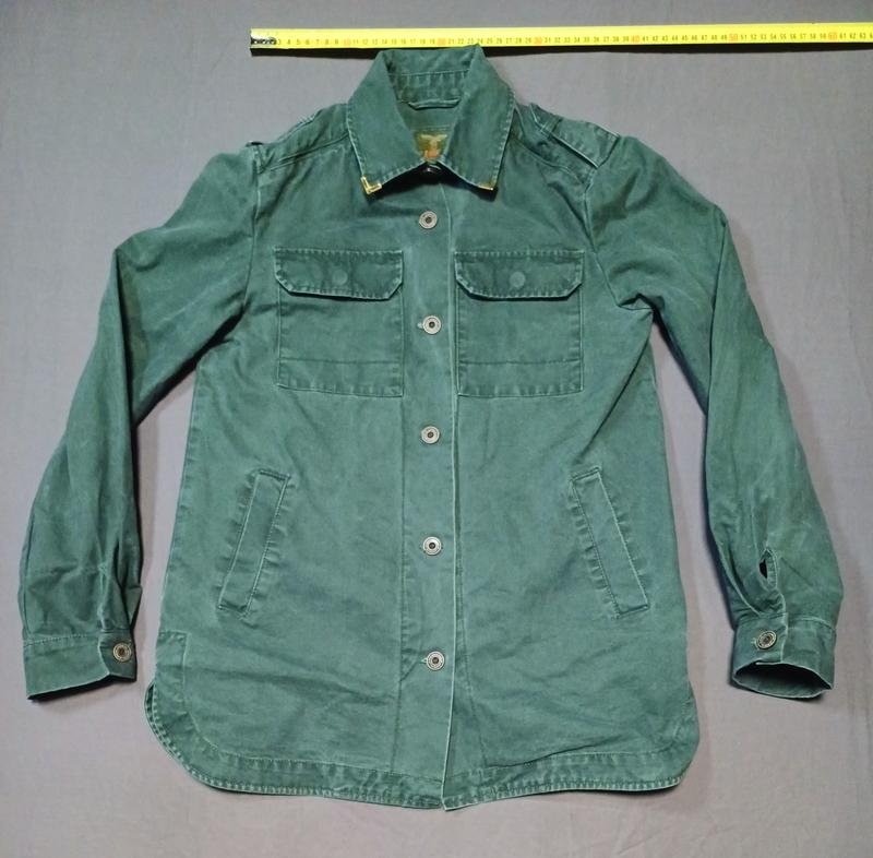 Femme Le Breve Veste Verte Coton 36 / S / 44